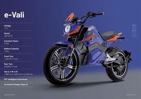 China 2023 NEW E Vali Super Electric Motorcycle 125CC EEC L3e 5KW High