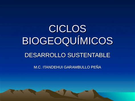 Ppt Ciclos BiogeoquÍmicos Dokumentips