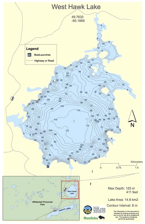 West Hawk Lake Depth Chart A Visual Reference Of Charts Chart Master