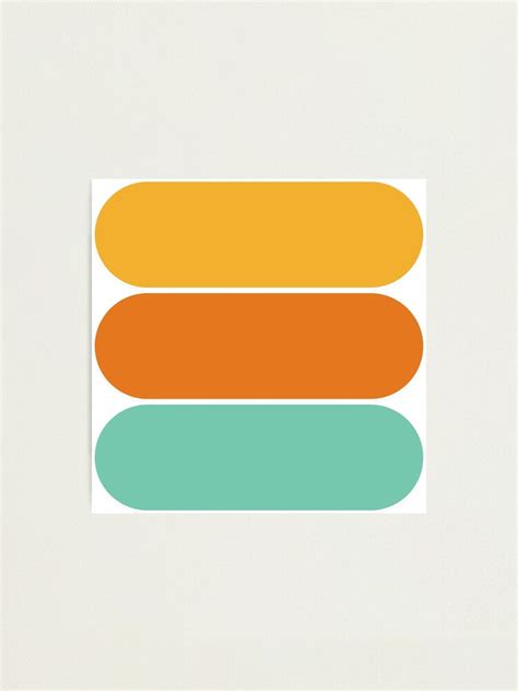 70s Color Palette Turquoise, Yellow, Orange Retro Color Scheme | lupon ...