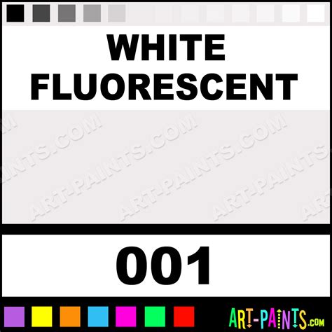 White Fluorescent Flashe Acrylic Paints - 001 - White Fluorescent Paint ...