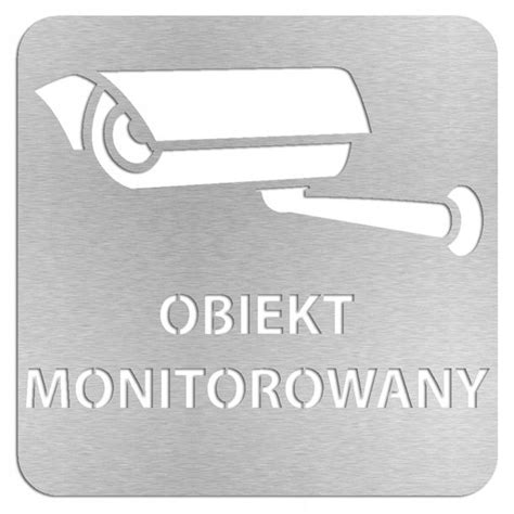 Piktogram Tabliczka Znak Obiekt Monitorowany FV ERLI Pl