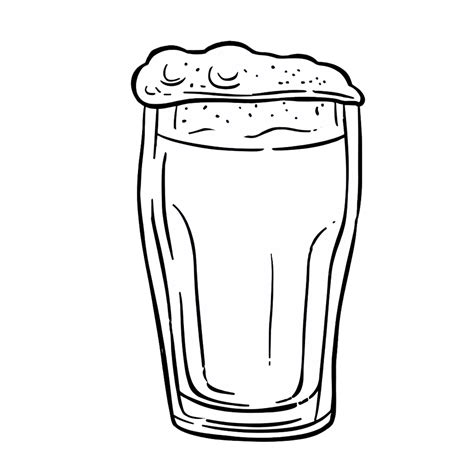 Beer Mug Illustration Beverage Beer Beer Art Doodle Design 23610133 Png