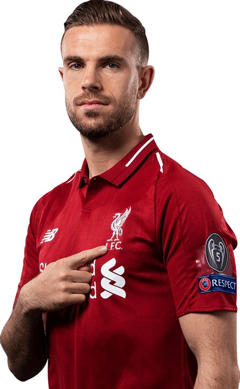 Jordan Henderson Liverpool football render - FootyRenders