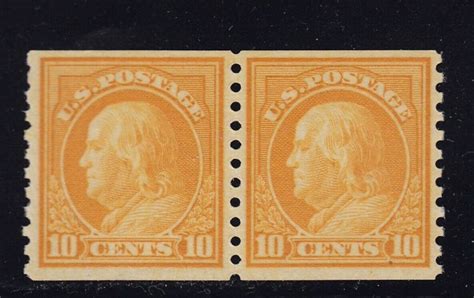 497 Pair VF XF Original Gum Never Hinged With Nice Color See Pic