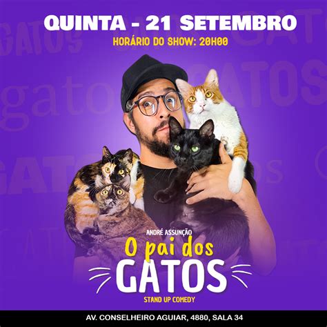 PAI DOS GATOS STAND UP DE ANDRÉ ASSUNÇÃO Manguetown Comedy