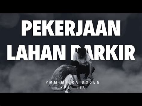 Pekerjaan Lahan Parkir PMM Mitra Dosen Kel 118 YouTube