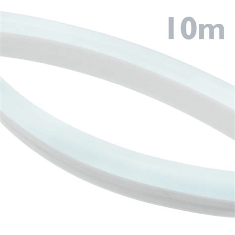 Tira Luz Flexible Led Neón Flex Lnf 16x8mm 220vac De 10m Blanco Día