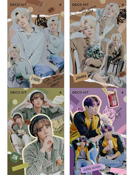 BTS DECO KIT 2022 Photocards Size 3 5x5 5inches Etsy New Zealand