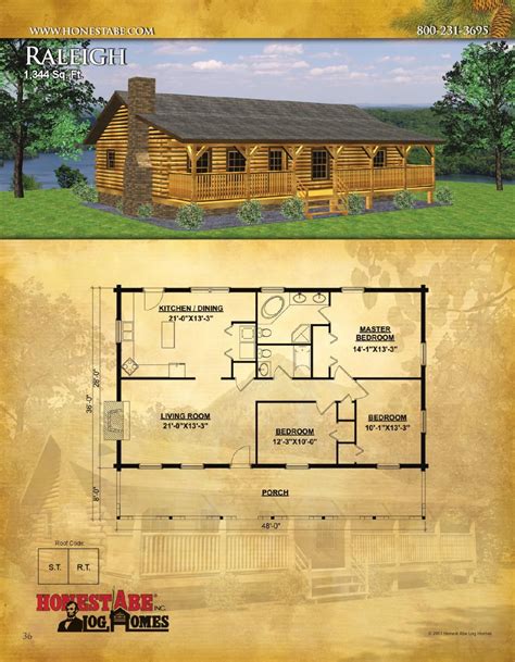 Honest Abe Log Homes Floor Plan Catalog Bungalow House Plans Cabin