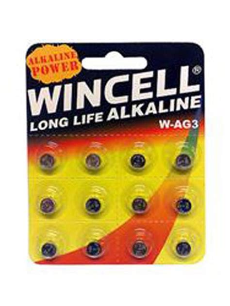 Wincell Ag3 Lr41 L736 Sr41 Cell Batteries 12 Pack