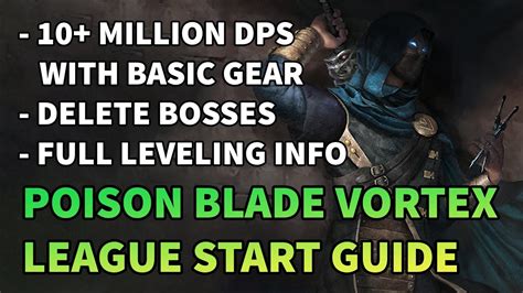 POISON BLADE VORTEX ASSASSIN League Start Guide Path Of Exile 3 12