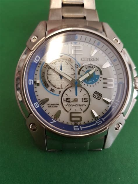 Venta Reloj Citizen Eco Drive Titanium Wr 10 Bar En Stock