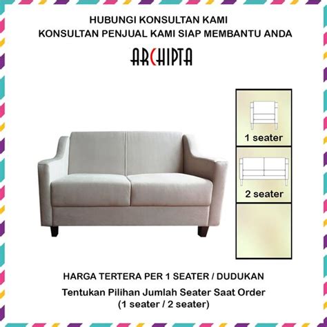 Jual Archipta Kursi Tamu Sofa 1 2 Dudukan Seater Asahi Modern