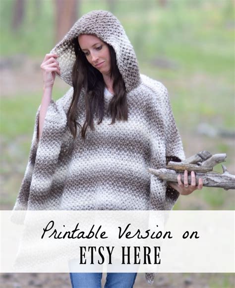 Crochet Hooded Cloak Pattern