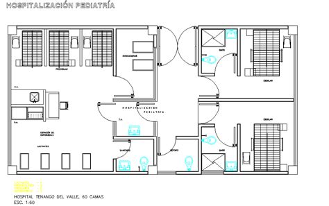 Simple Clinic Plan Cadbull