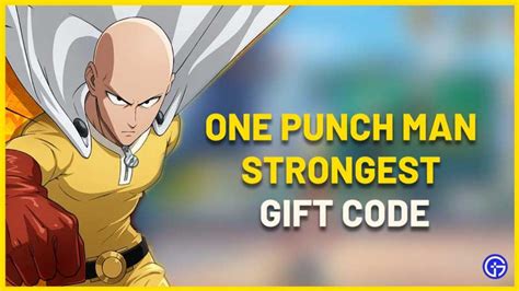 One Punch Man The Strongest All Codes