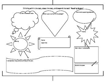 Graphic Organizer Reading Response By Trish Durr Tpt