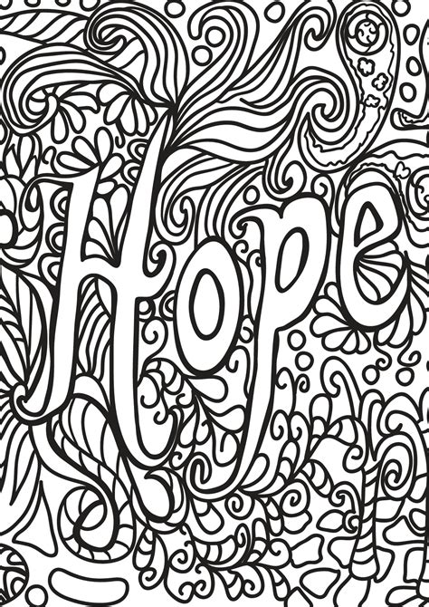 Collection Coloring Pages Quotes For Adults To Print Hd Coloring