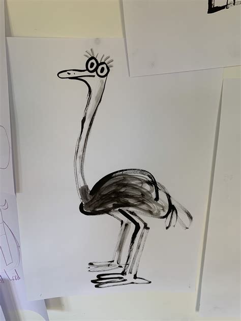 Greer On Twitter Rt Fredblunt An Ostrich On My Wall