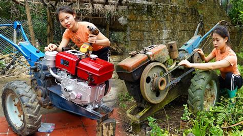 TIMELAPSE Genius Girl Repairs And Restores Engines To Help Villagers