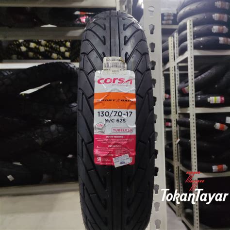 Corsa Sport Rain Tubeless Tayar Motor Corsa Sport Rain Baru Murah Tayar