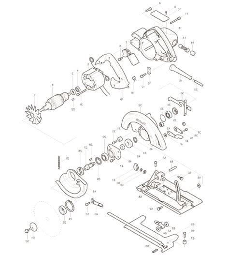 Makita 18v Circular Saw Spare Parts