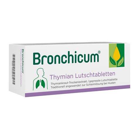 Bronchicum Thy Lutschtabl St Arzneimittel Datenbank