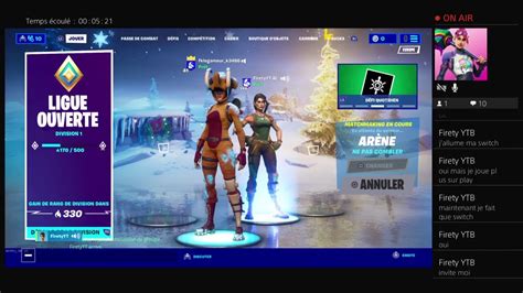 Live Fortnite Fait Ta Pub Ar Ne Go Tryard Youtube