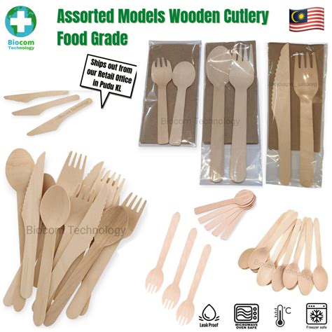 Assorted Model Wooden Bamboo Fork Spoon Spork Knife Skewer