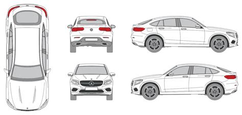 Mercedes Benz Glc 2016 Vehicle Templates Unleashed