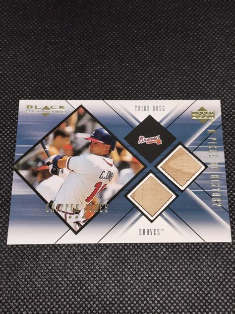 Ud Black Diamond Piece Of History Bat Chipper Jones