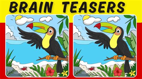 Brain Teasers Spot The Differences Puzzle 39 Youtube