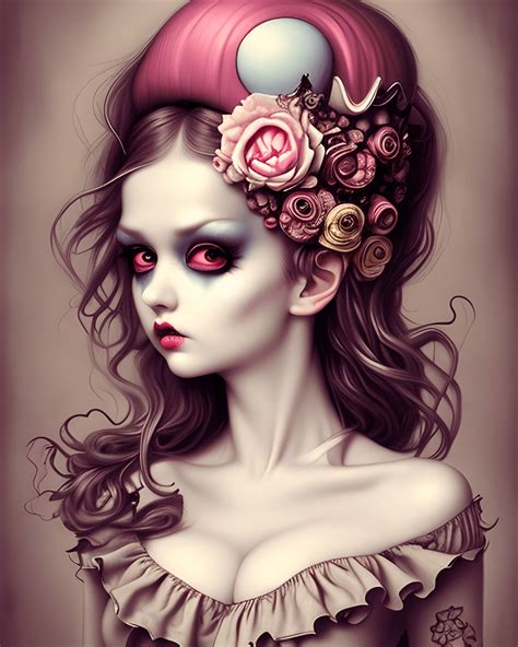 Pop Surrealism Lowbrow Art Graphic · Creative Fabrica