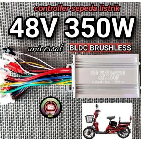 Jual 36v 48v 350w Kontroler Sepeda Listrik Motor Controller Brushless