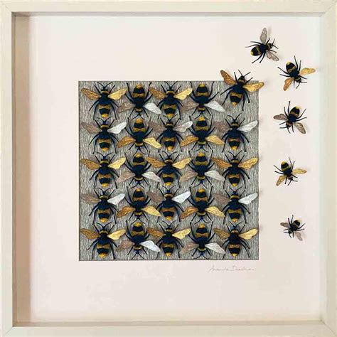 bee artwork imaking  bee   amanda deadman  boha art