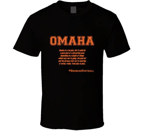 Peyton Manning Omaha Audible definition T Shirt - newgraphictees.com ...