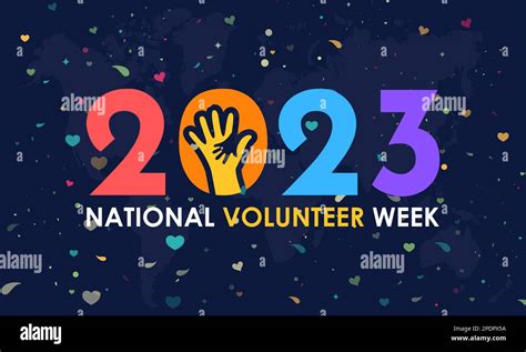 Concept National Volunteer Week Volunteers Communities Awareness