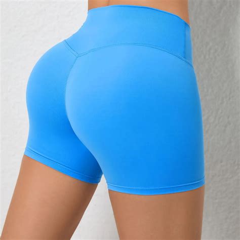 Lycra Gym Shorts Women Short Push Up Sport Shorts Fitness Yoga Clothing Workout Pilates Clothes