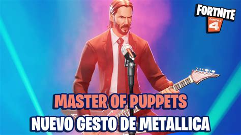 Metallica Llega A Fortnite Con Su Master Of Puppets Así Es El Nuevo