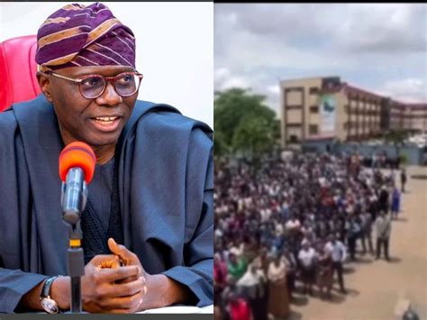 Governor Bababjide Sanwo Olu Of Lagos Announces Salary Increase