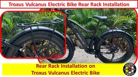 Troxus Vulcanus 48V 750W Rear Hub Electric Bike Rear Rack