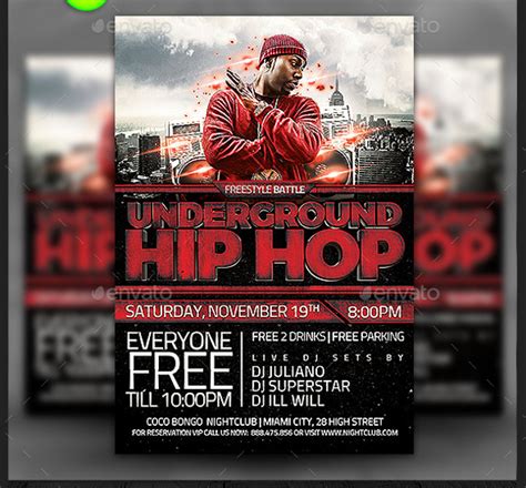 Free 22 Hip Hop Flyers In Ms Word Psd Publisher Vector Eps