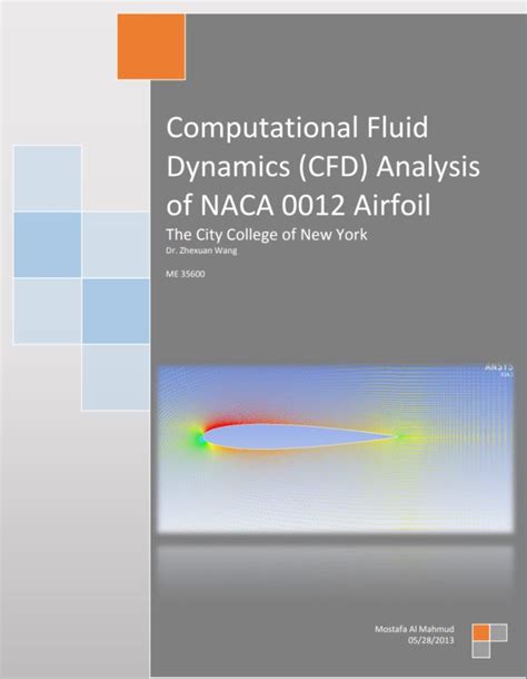 PDF Computational Fluid Dynamics CFD Analysis Of NACA 0012 Airfoil