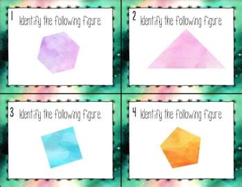 Geometry Task Cards Dimensional Figures By The Clouseroom Tpt