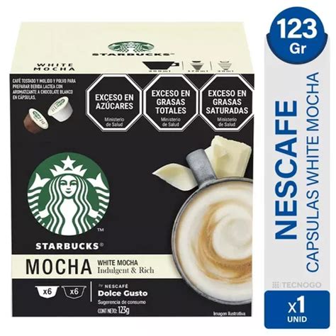 Capsulas De Cafe Dolce Gusto White Mocha Starbucks Nescafe Mercadolibre