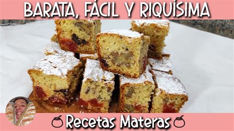 Torta Matera Con Membrillo Nuez Y Choco Facil Y Economica Youtube