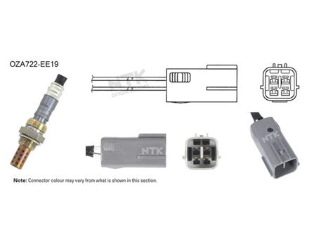 NTK Oxygen Lambda Sensor OZA722 EE19 Sparesbox