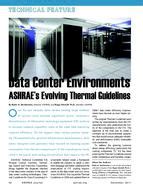 Data Center Environments Ashraes Evolving Thermal Guidelines Ashrae