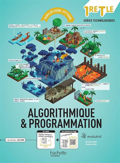 Cahier dalgorithmique et de programmation Python Manuel élève 1ère